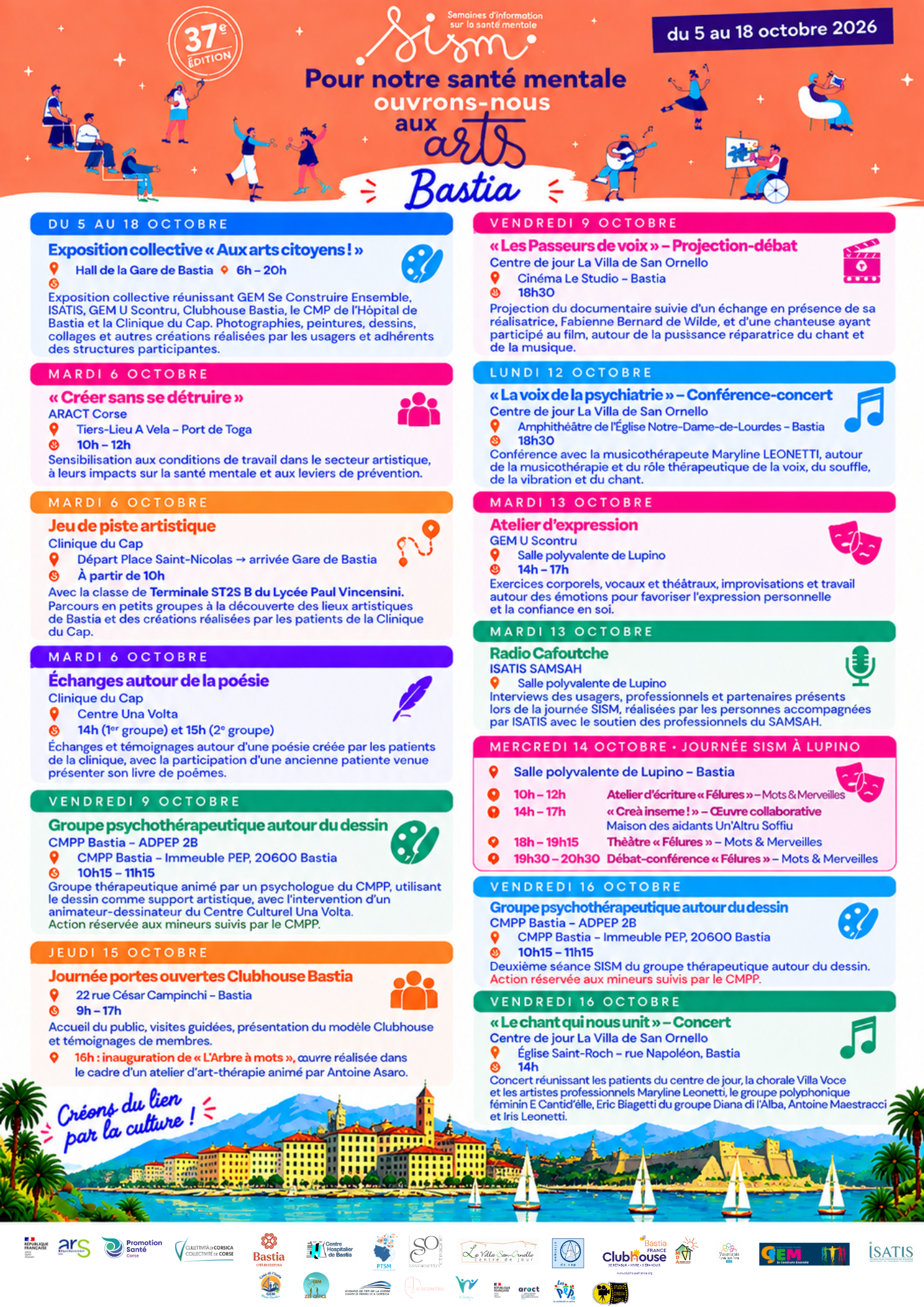 Programme SISM Bastia 2026