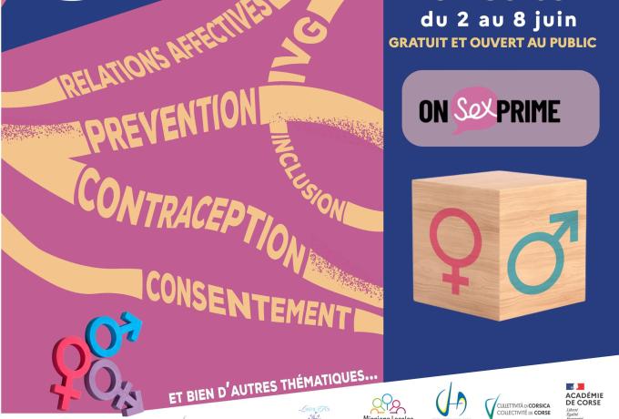 Affiche semaine santé sexuelle corse 2025
